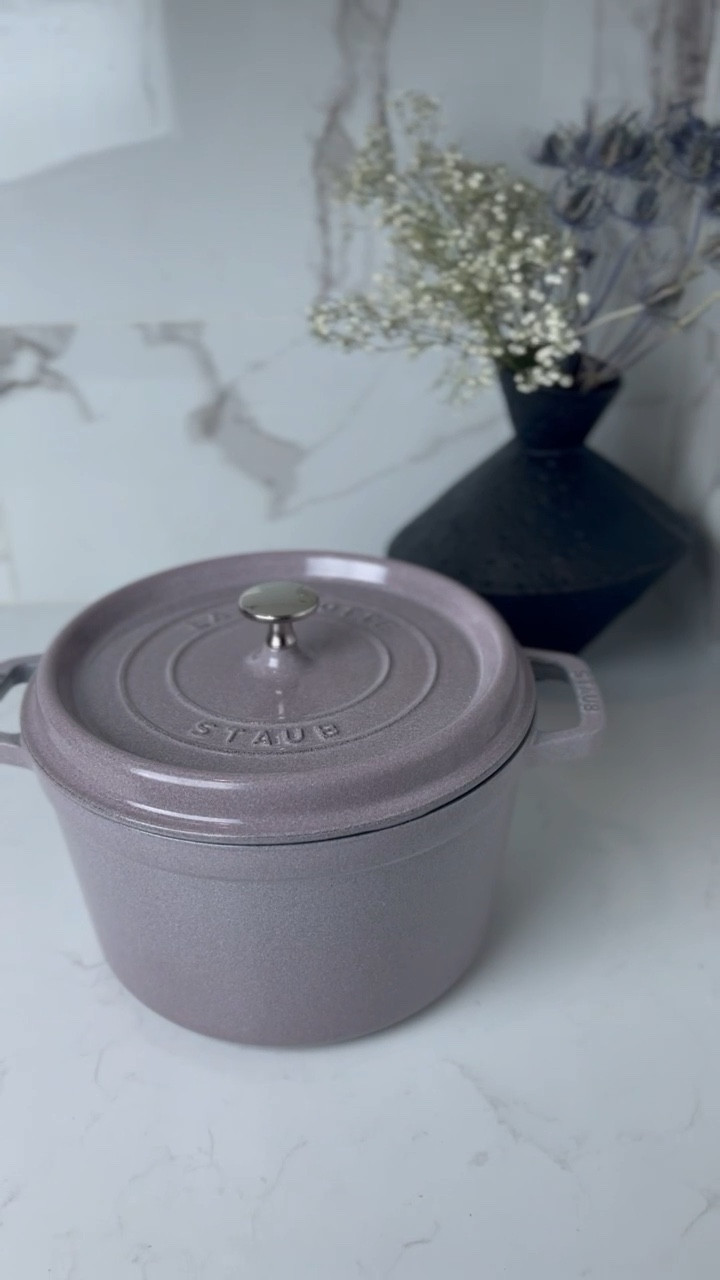 My new cast iron Dutch oven pot in a color Lilac is giving spring and I’m here for it. 

Slowly changing all my pots to toxic free, best quality and most durable pots.

Staub, cast iron dutch oven, cooking pots, toxic free pots 

#LTKhome #LTKfamily #LTKstyletip