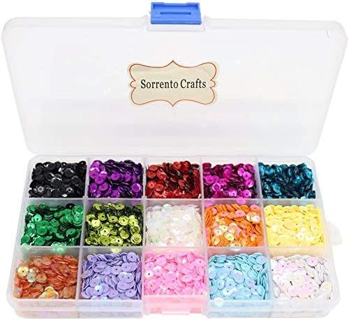 5mm Mix 15 Colors Rainbow Cup Sequin for Wedding Decoration (1box/lot) | Amazon (US)