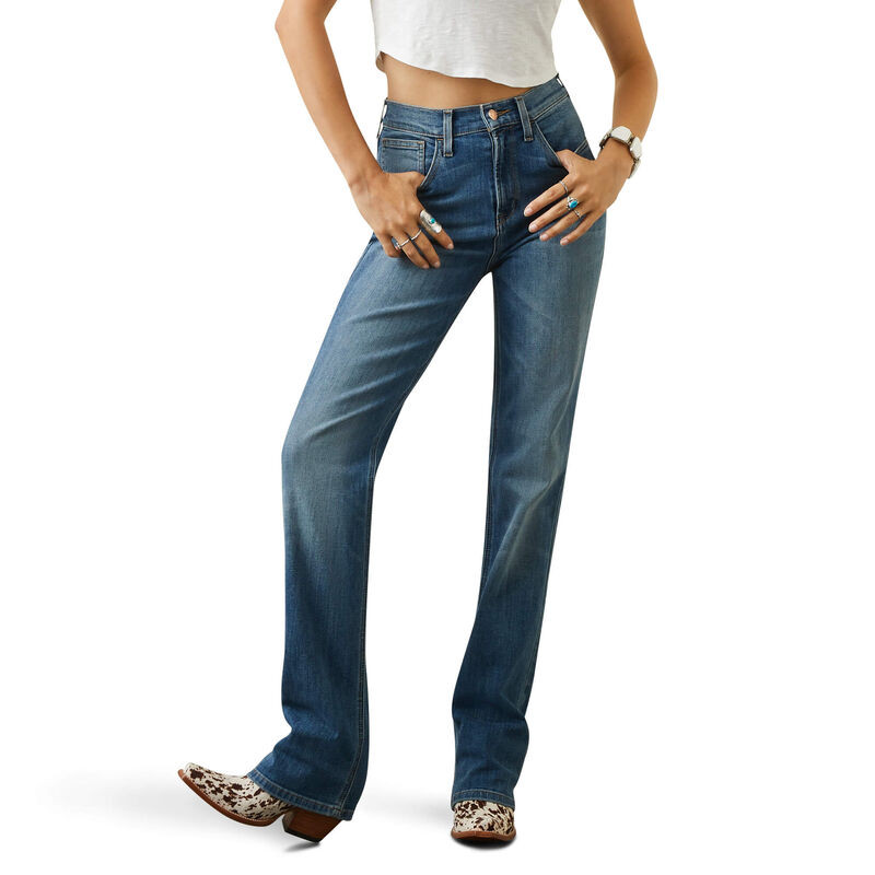 High Rise Ultra Lucy Relaxed Straight Jean | Ariat (EU)
