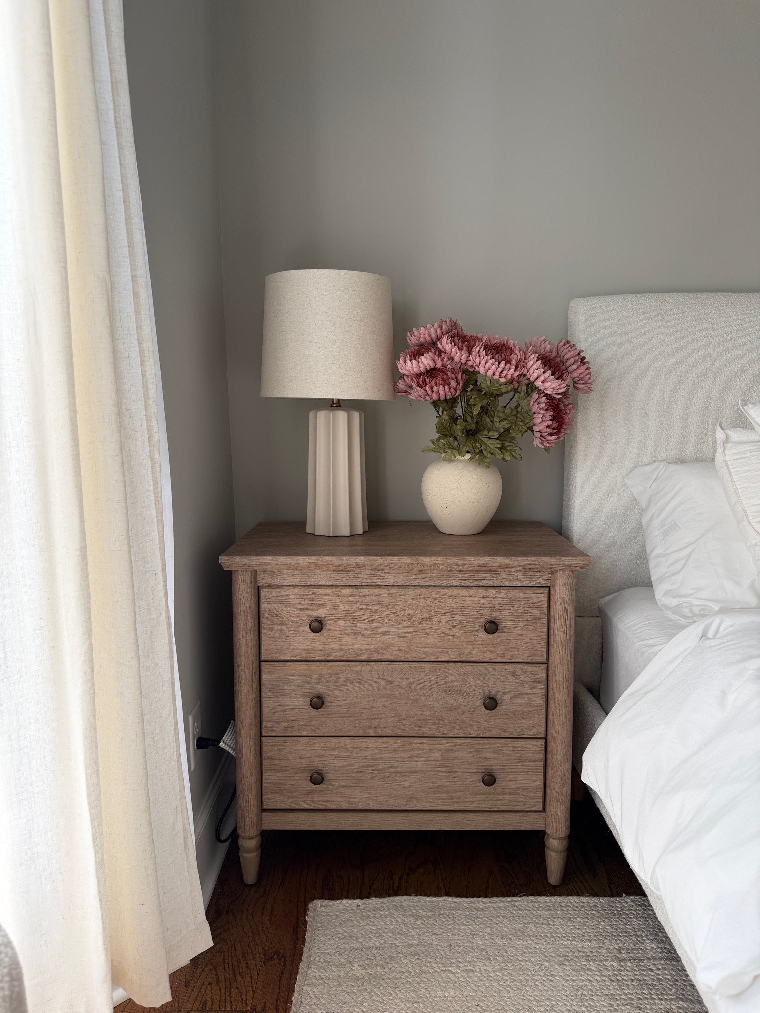 My Texas House nightstand
Oak
Guest room
Bedroom furniture
Home decor 
Lamp
Vase

#LTKSpringSale #LTKHome #LTKSaleAlert