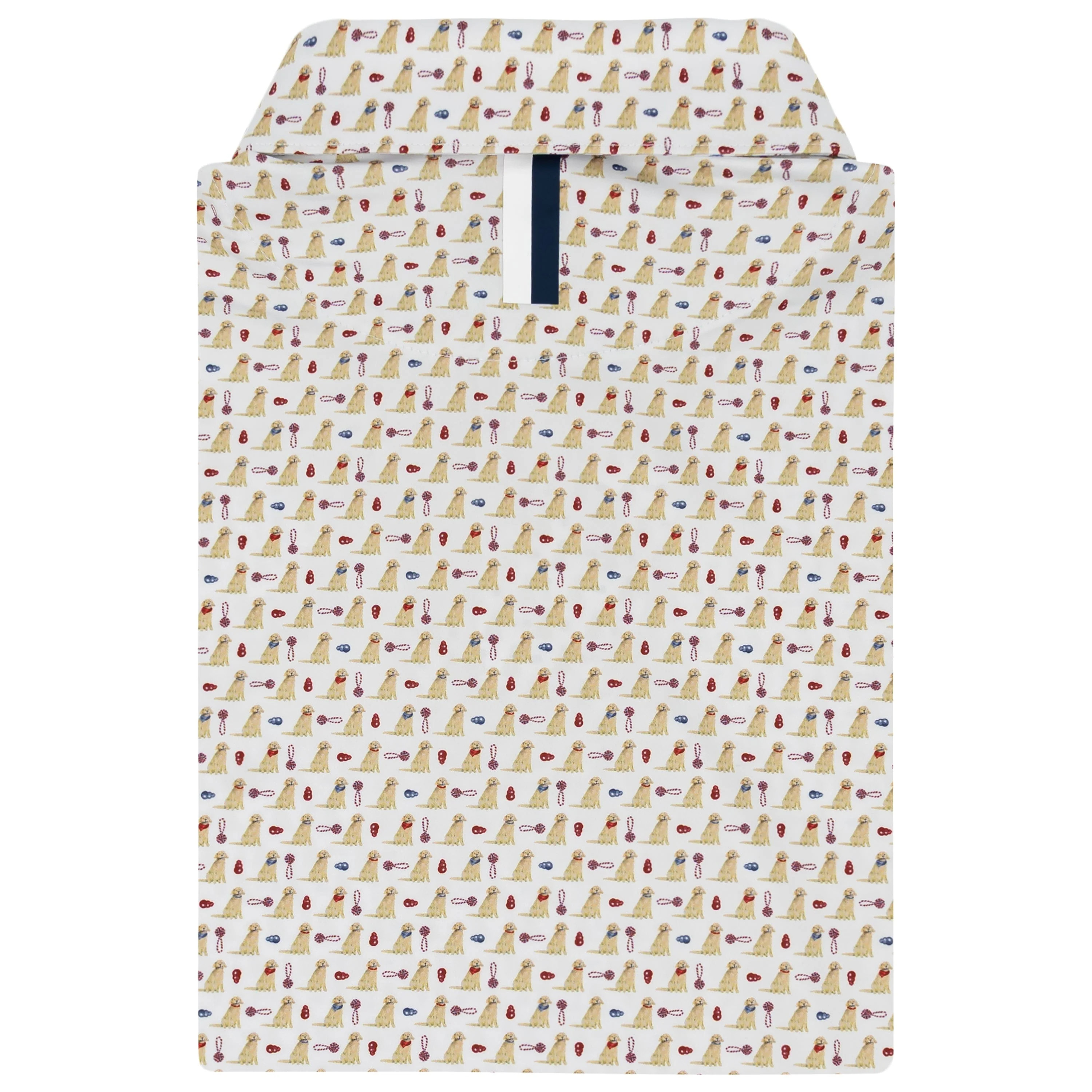 The Golden Performance Polo - White/Classic Red | Rhoback | RHOBACK