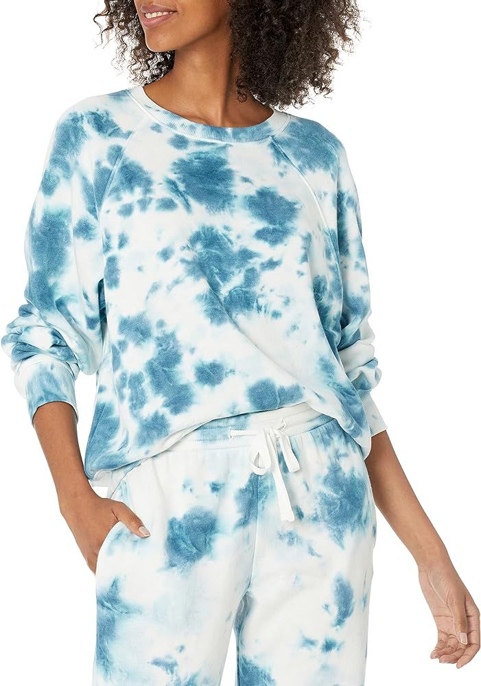 The Drop Women's Caroline Raglan Long-Sleeve Fleece Sweatshirt | Amazon (US)
