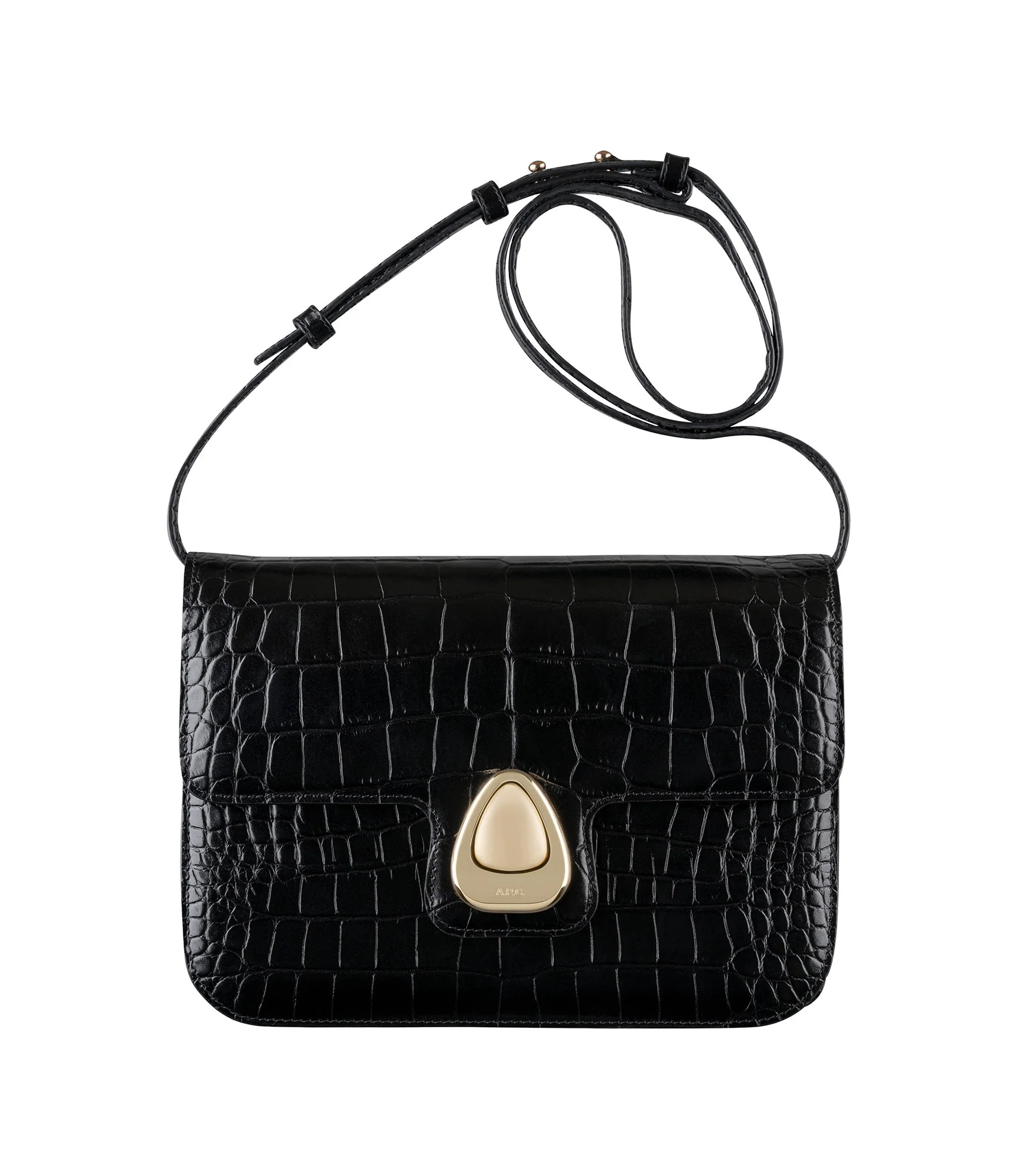 Astra bag | Leather embossed with a crocodile motif | A.P.C. Accessories | A.P.C. US