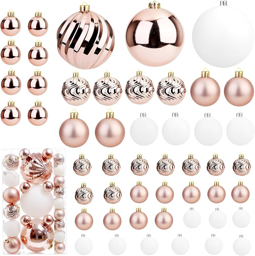 Christmas Ball Ornaments for Xmas Decorations,50 pcs Christmas Extra Large Tree Shatterproof Orna... | Amazon (US)