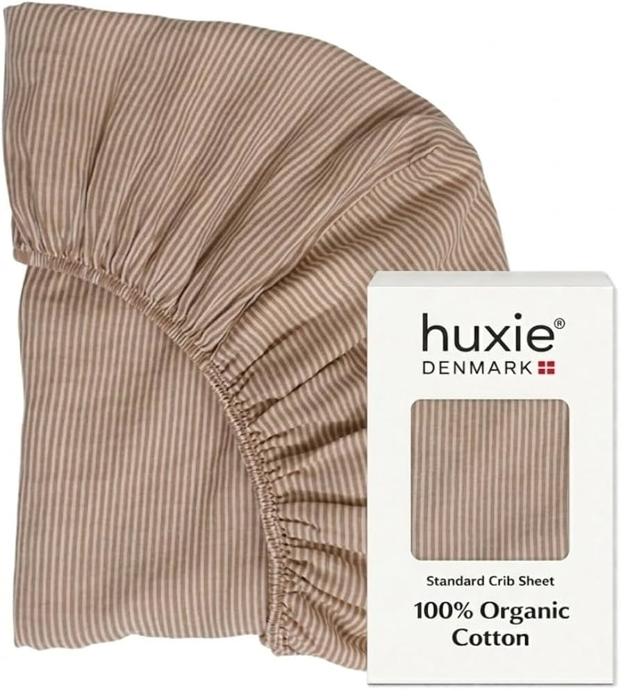 Crib Sheets, 100% Organic Cotton Muslin, Fitted 28"x52" Standard | Amazon (US)