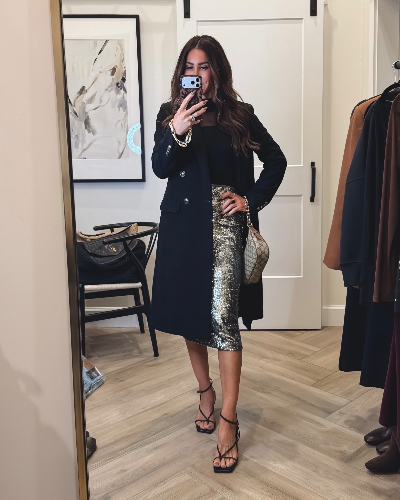 What I wore … Holiday party with friends …pop of sparkle with my sequin skirt…on sale.. sz 0
Amazon bodysuit Sz small
Linking similar to my coat 


#LTKgrwm #LTKootd #LTKSeasonal