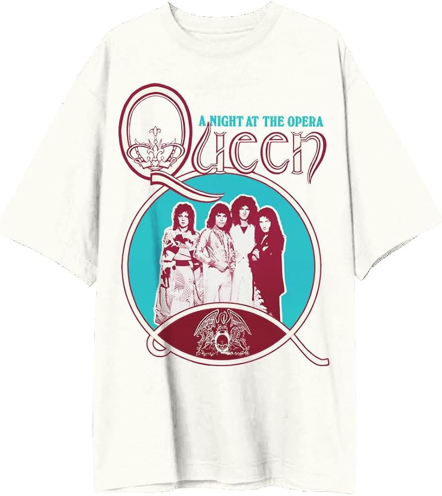 Queen Unisex Adult Offical Merch Opera T-Shirt | Amazon (US)