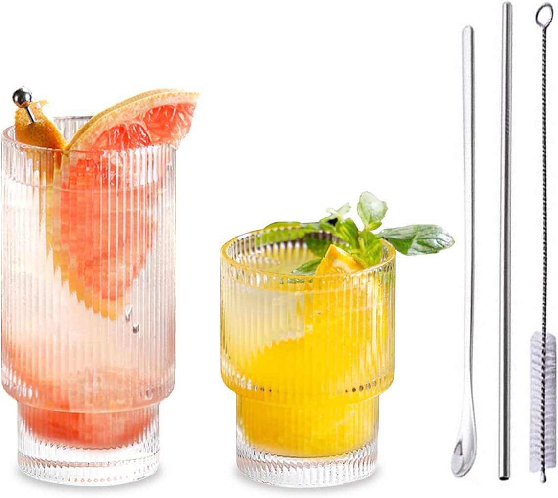 Heat Resistant Origami Style glasses Set of 2 Amazon deals Amazon finds Amazon sales Amazon home | Amazon (US)