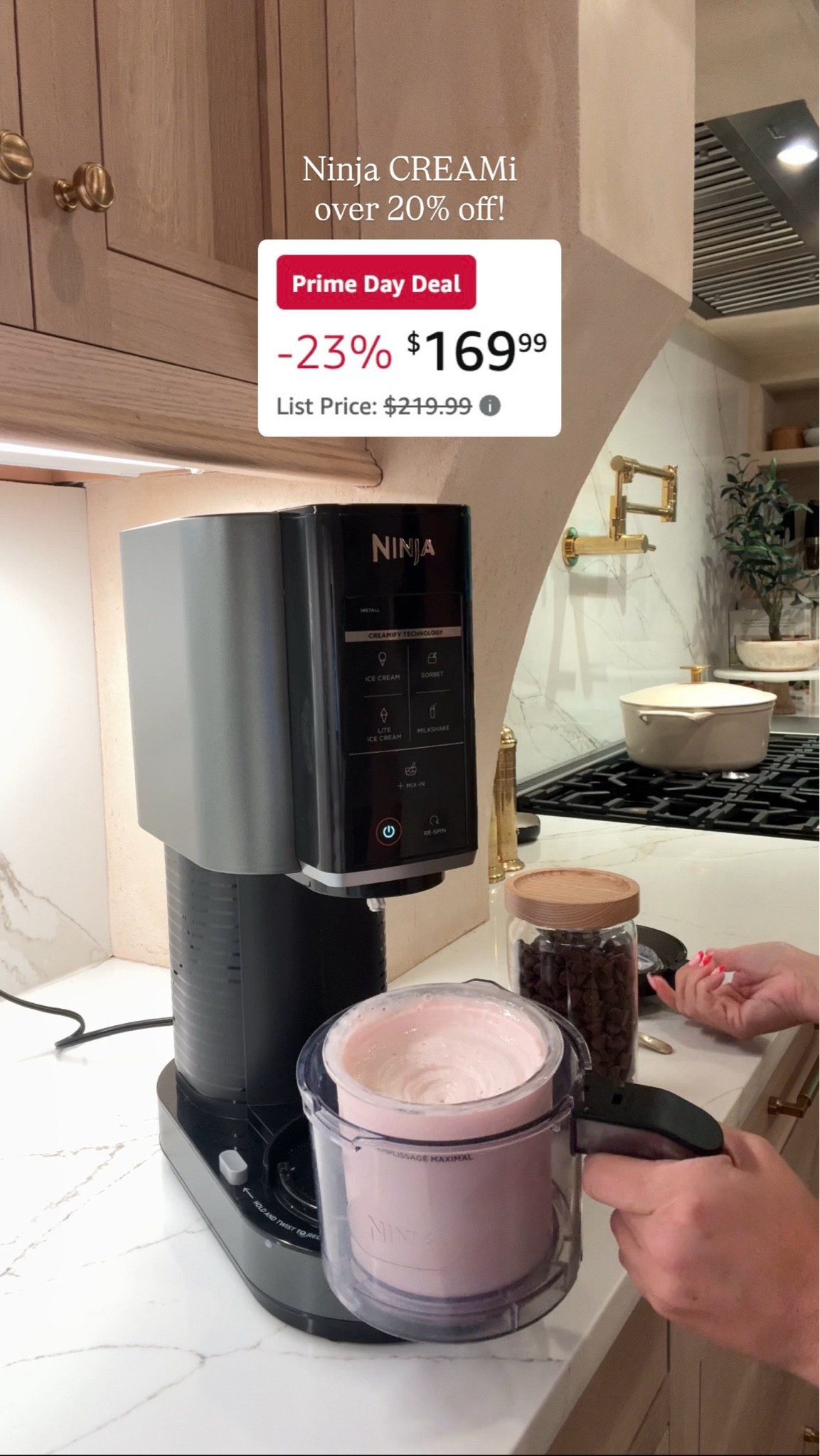 Ninja CREAMi on sale for Amazon Prime Days! Over 20% off and such a fun staple to have during the summer- our kids love making ice cream from this! + you can customize your ingredients to make healthier options!

#LTKSaleAlert #LTKHome