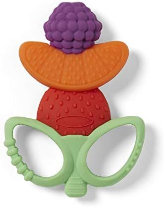 Infantino Lil' Nibble Teethers Fruit Kabob - Silicone Soft-Textured teether for Sensory Explorati... | Amazon (US)