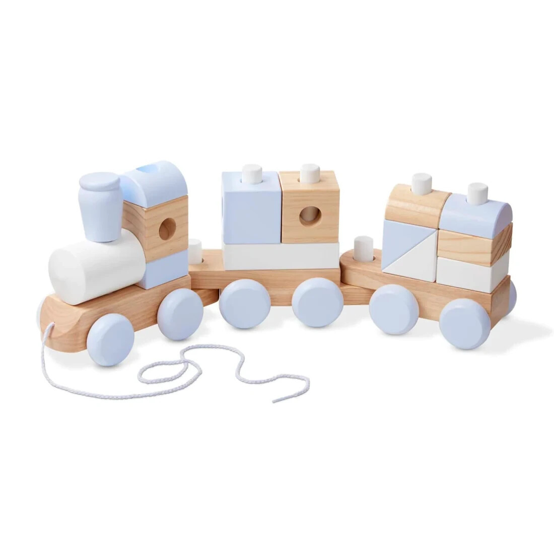 Wooden Jumbo Stacking Train - Natural Melissa & Doug  772087711 | eBay | eBay US