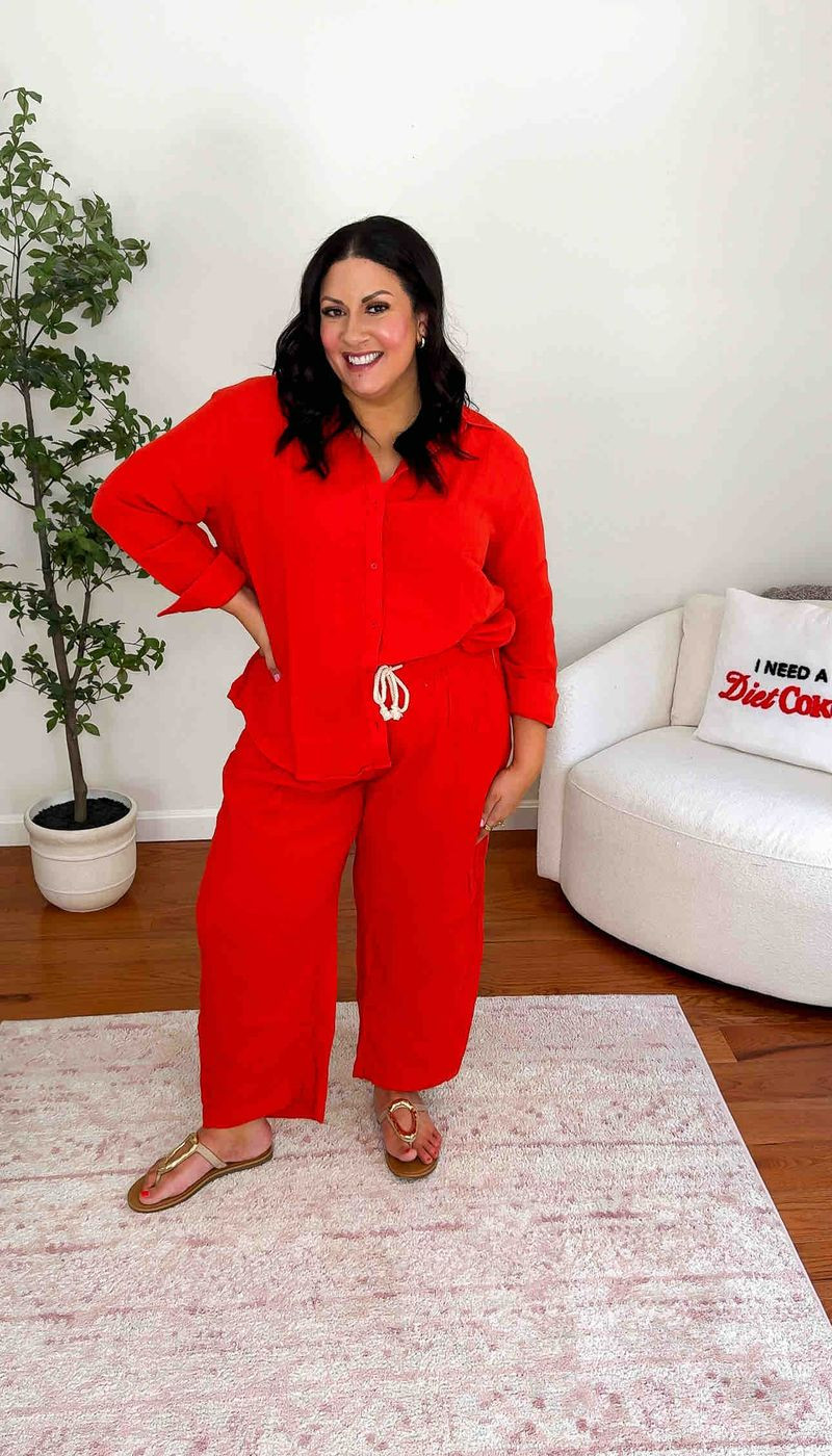 New spring set at Old Navy! Wearing an XL and I’m 2 weeks postpartum! I’m going to exchange the shirt for a L  

 #LTKootd #LTKSeasonal #LTKMidsize