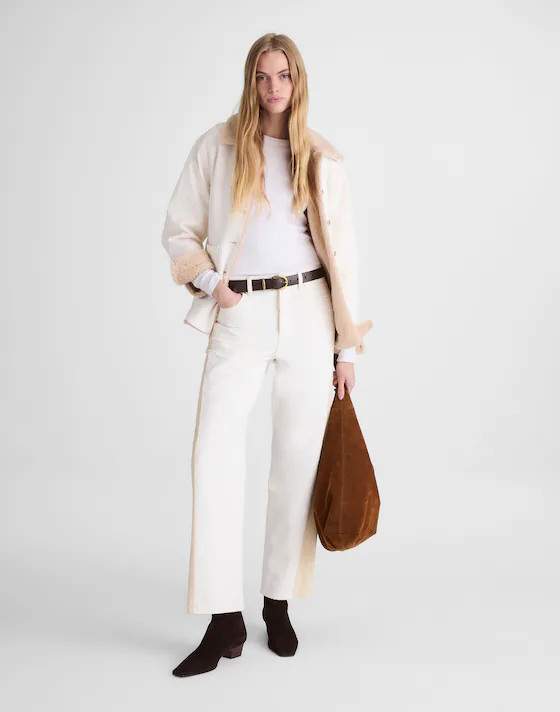 Pieced Barrel-Leg Jeans | Madewell