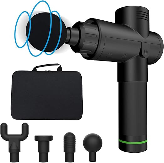 Massage Gun, Cordless Handheld Deep Tissue&Muscle Massager, 3 Speeds Percussion Massage Device Su... | Amazon (US)