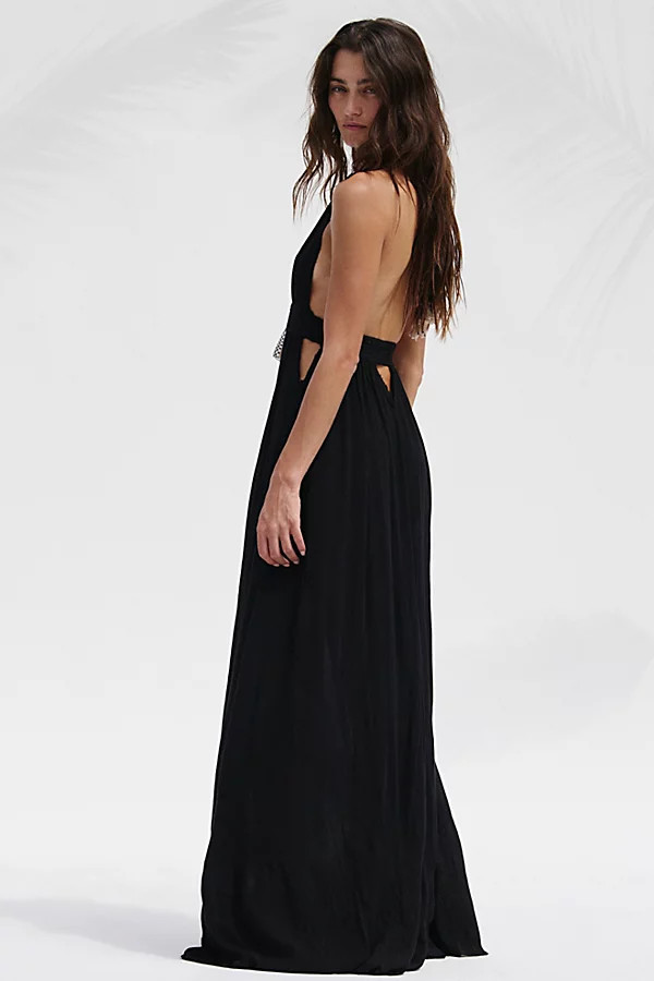 Look Into the Sun Maxi Dress par free-est en Noir, pour femme chez Free People | Free People FR