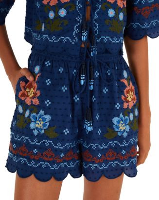 Rio Stitched Garden Shorts Swim Cover-Up | Bloomingdale's (AU)