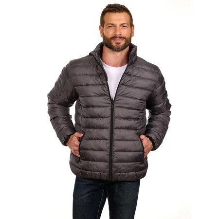 Big Chill Men’s Midweight Quilted Puffer Jacket, Sizes M-XXL | Walmart (US)