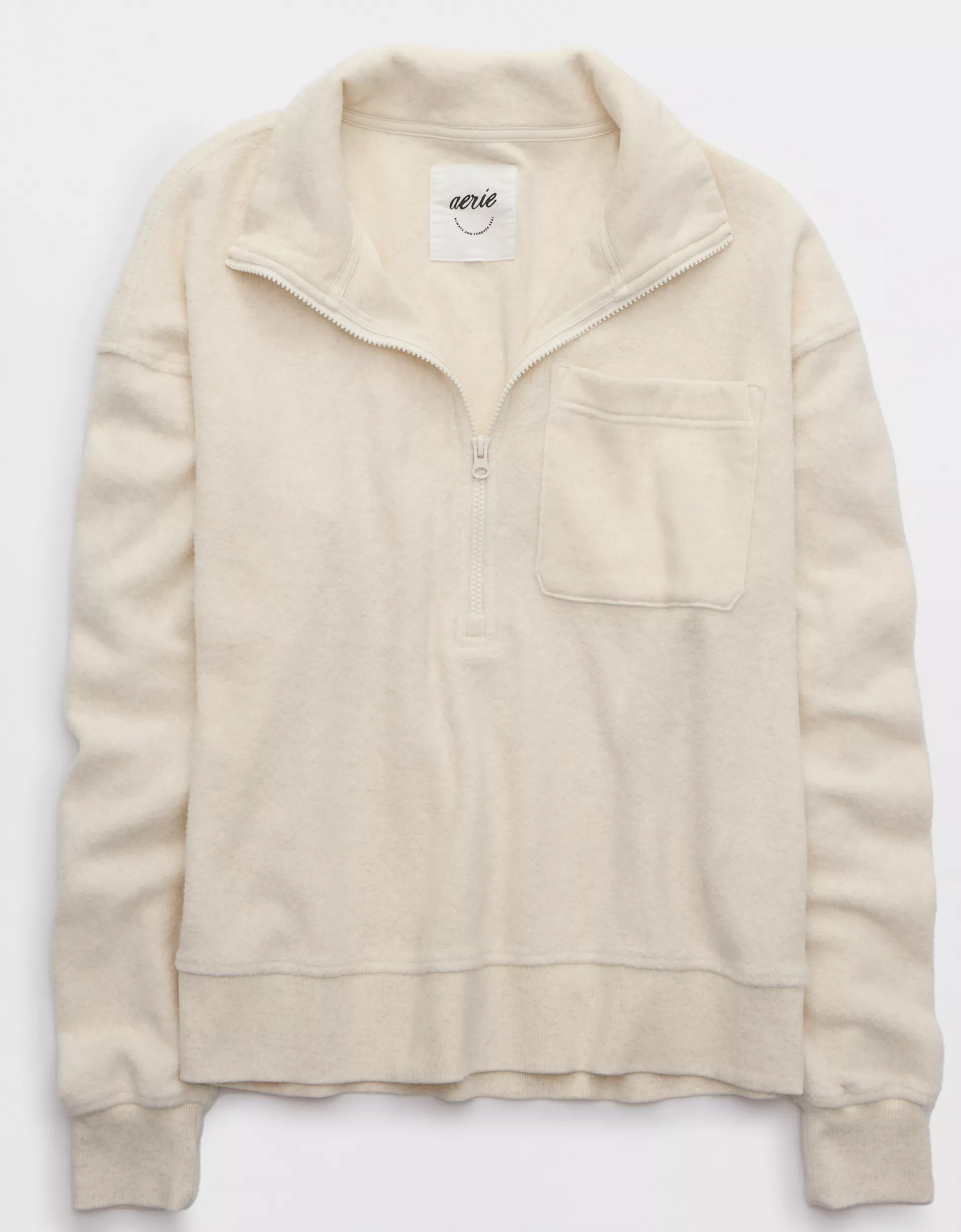 Aerie Softest Quarter Zip Sweatshirt | Aerie