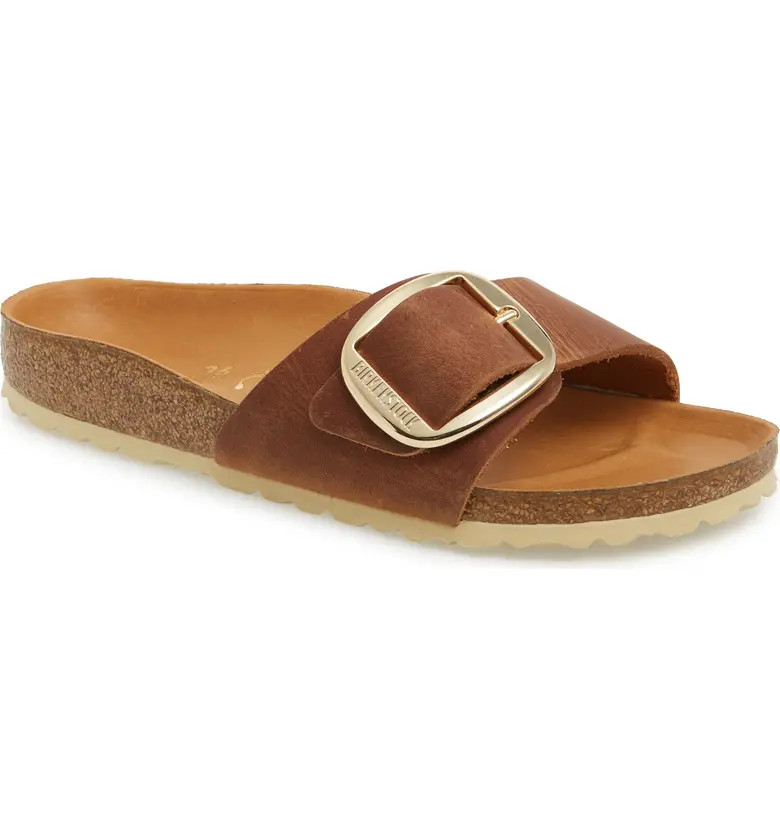 Madrid Big Buckle Slide Sandal (Women) | Nordstrom