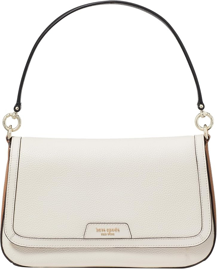 kate spade new york Women's Hudson Colorblocked Pebbled Leather Flap Shoulder Bag | Amazon (US)