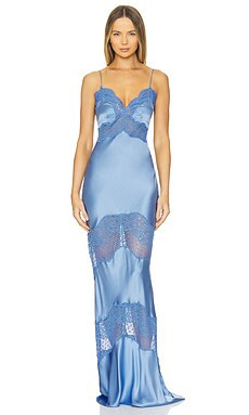 Rebecca Vallance Larisa Maxi in Blue from Revolve.com | Revolve Clothing (Global)