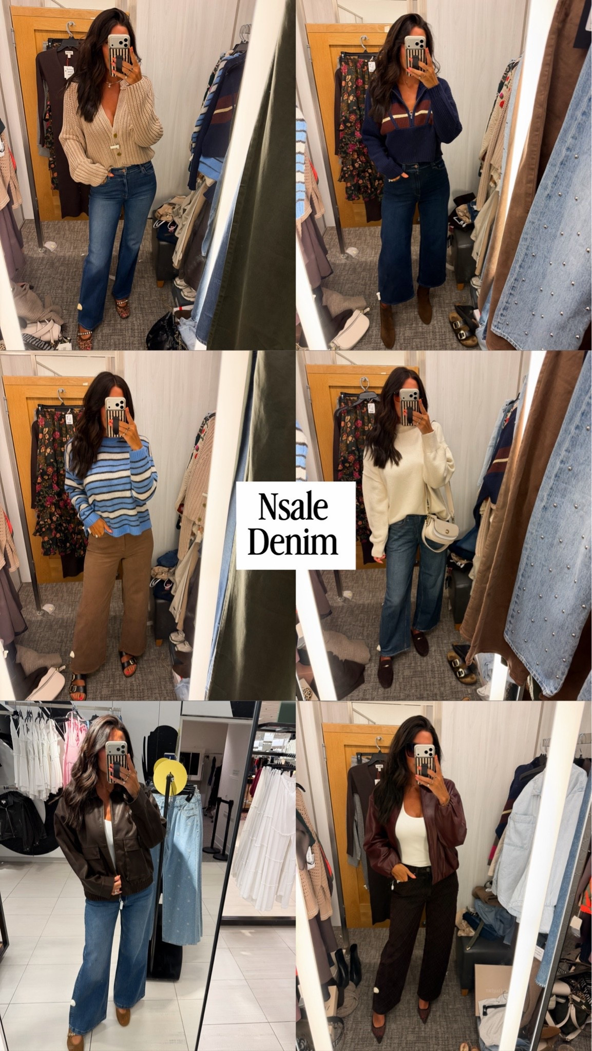 NSale denim 
I did my true size on everything other than the non sale jeans that I grabbed to tuck into boots. I sized up one in those.

#LTKootd