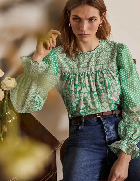 Gracie Cotton Blouse | Boden (US)