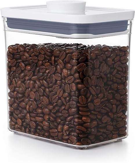OXO Good Grips POP Container – Airtight 1.7 Qt for Coffee and More Food Storage, Rectangle, Cle... | Amazon (US)