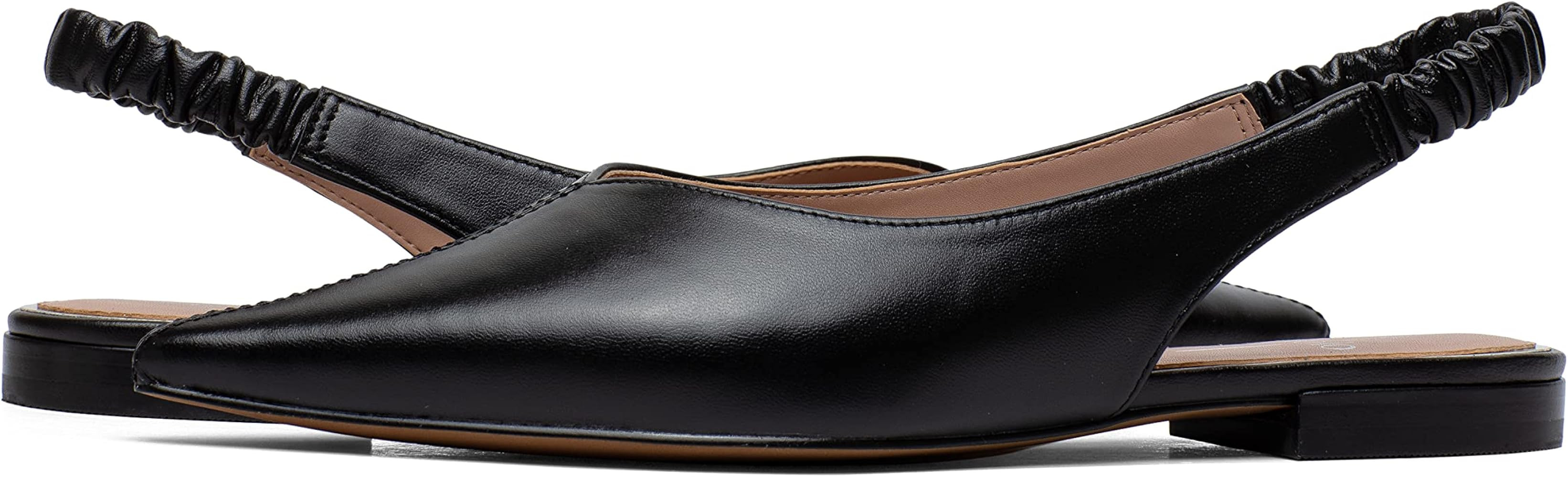 Linea Paolo - Diana - Women's Pointy Toe Slingback Flat in Supple Nappa Leather | Amazon (US)