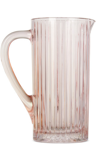 Pink Ridged Pitcher | SSENSE
