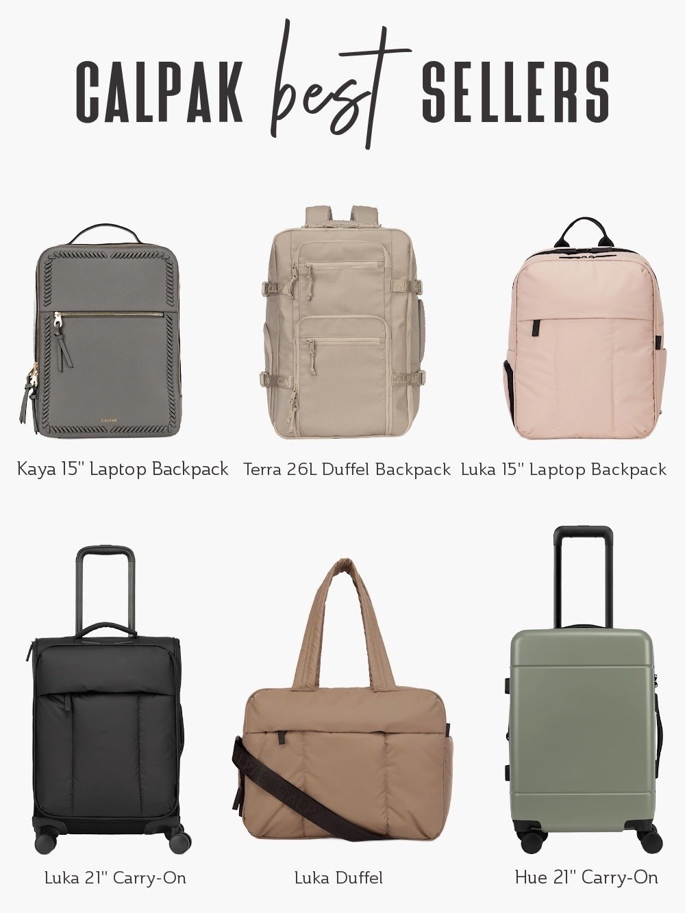 Take 15% off CALPAK’s stylish, travel-ready luggage and bags in their Mother’s Day Sale! 

#TravelLuggage #TravelGear #Luggage #TravelMustHave #Suitcases #TravelBackpack 

#LTKSaleAlert #LTKTravel #LTKMothersDay