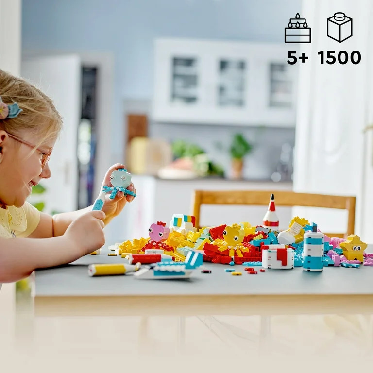 LEGO Classic Creative Color Fun 11032 Creative Building Set, Inspire Creative Play with This Colo... | Walmart (US)