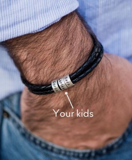 Thoughtful and unique Father’s Day gift idea or birthday present. Customize a bracelet with your children’s names on it for a gift he can cherish forever.


#LTKSaleAlert #LTKGiftGuide #LTKMens