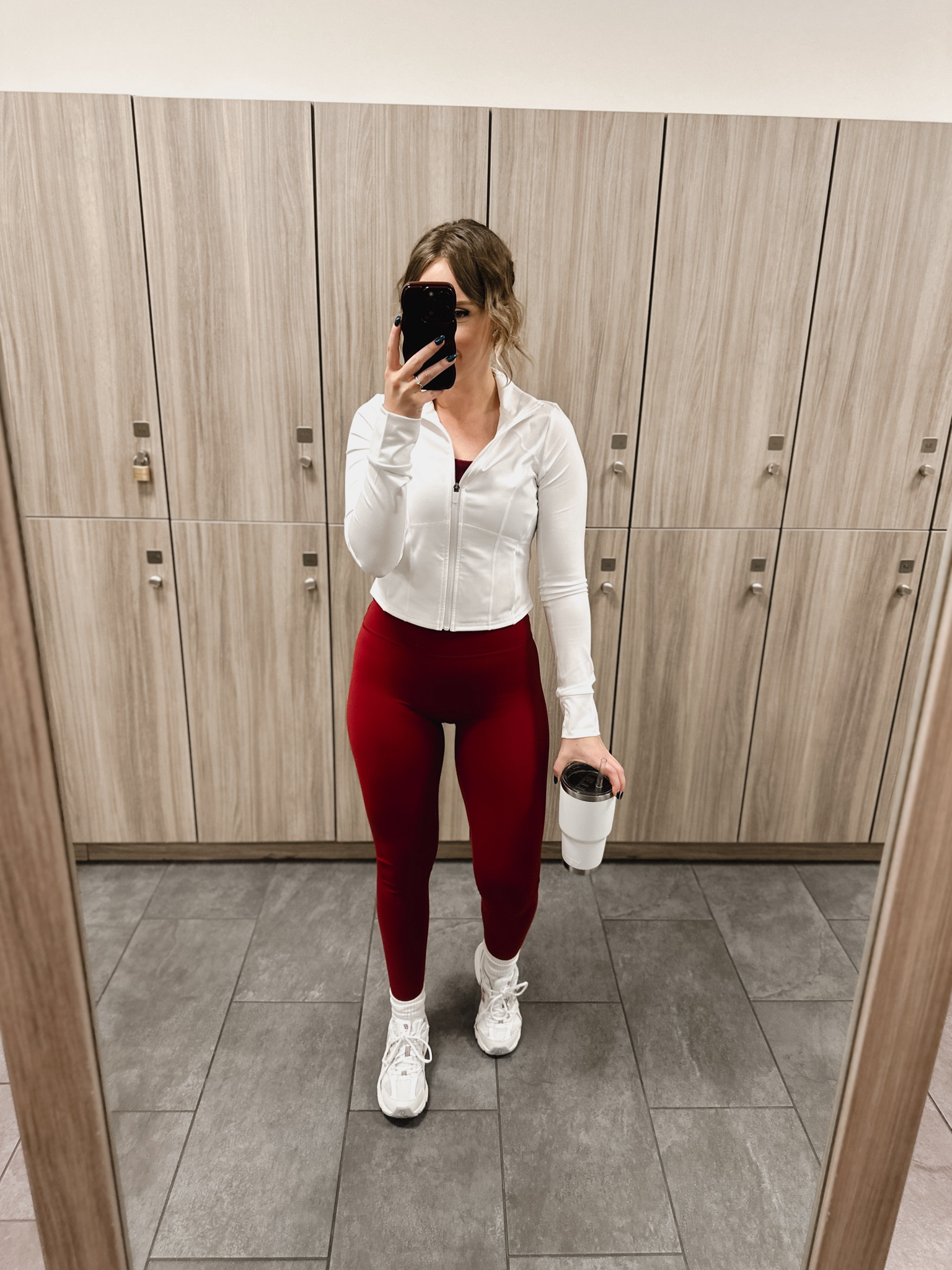 Workout outfit of the day 🍒

Jacket - wearing a small, I have it in purple in a medium as well, both sizes fit well

Leggings - true to size, I’m wearing a size medium, I could also wear a size large, definitely don’t size down 

Sports bra - wearing a medium and love it, medium support

Sneakers - true to size






Amazon find finds / Astoria try on try-on #tryon workout fitness outfit outfits style styles / red cherry leggings sports bra postpartum / dad sneakers tennis shoes lifting shoes crew socks Amazon white jacket / sports jacket fitted yeti white cup bridal bride Valentine’s Day valentines 

#LTKStyleTip #LTKFitness #LTKActive
