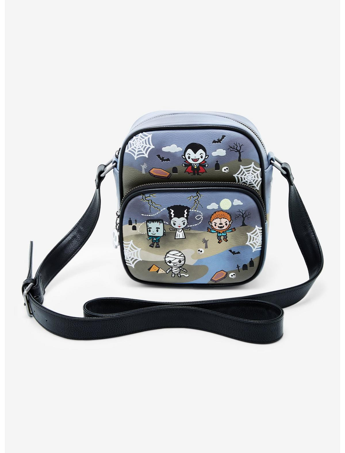 Universal Monsters Group Portrait Glow-in-the-Dark Crossbody Bag - BoxLunch Exclusive | BoxLunch