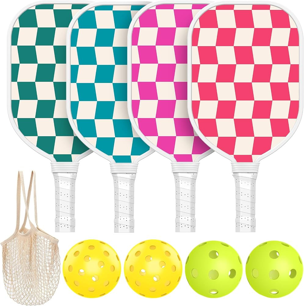 Pickleball Paddles Set USAPA Approved, Lightweight and Durable with Unique Design, USAPA Approved... | Amazon (US)