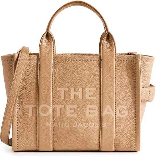 Marc Jacobs Women's The Small Tote, Camel, Tan, One Size | Amazon (US)