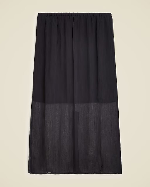 Gwyneth layered slip skirt in crinkle chiffon | J. Crew US