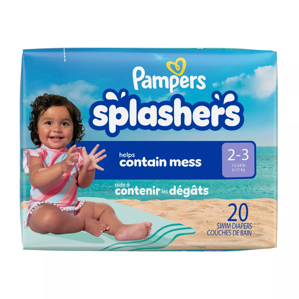 Pampers Splashers Disposable Swim Pants Jumbo Pack - S - 20ct | Target