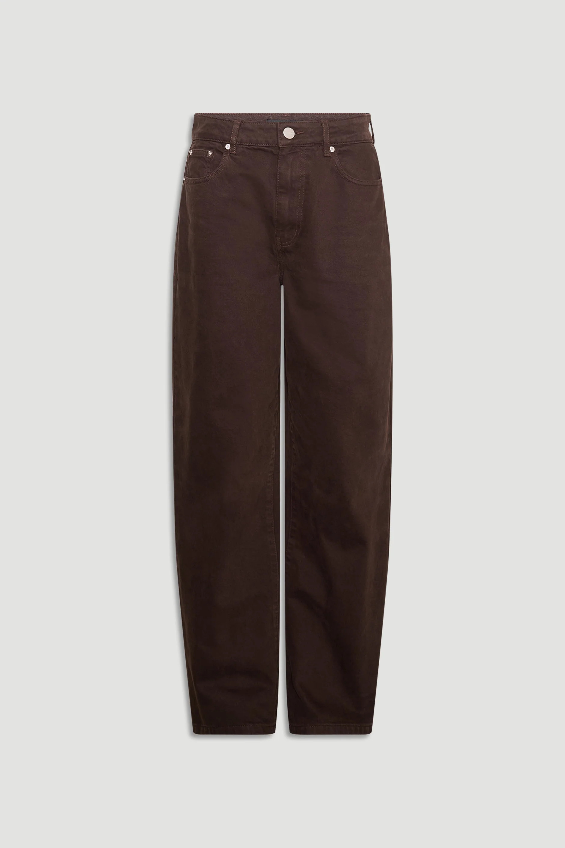 Ariana Straight Leg Jean - Truffle Brown | DECJUBA