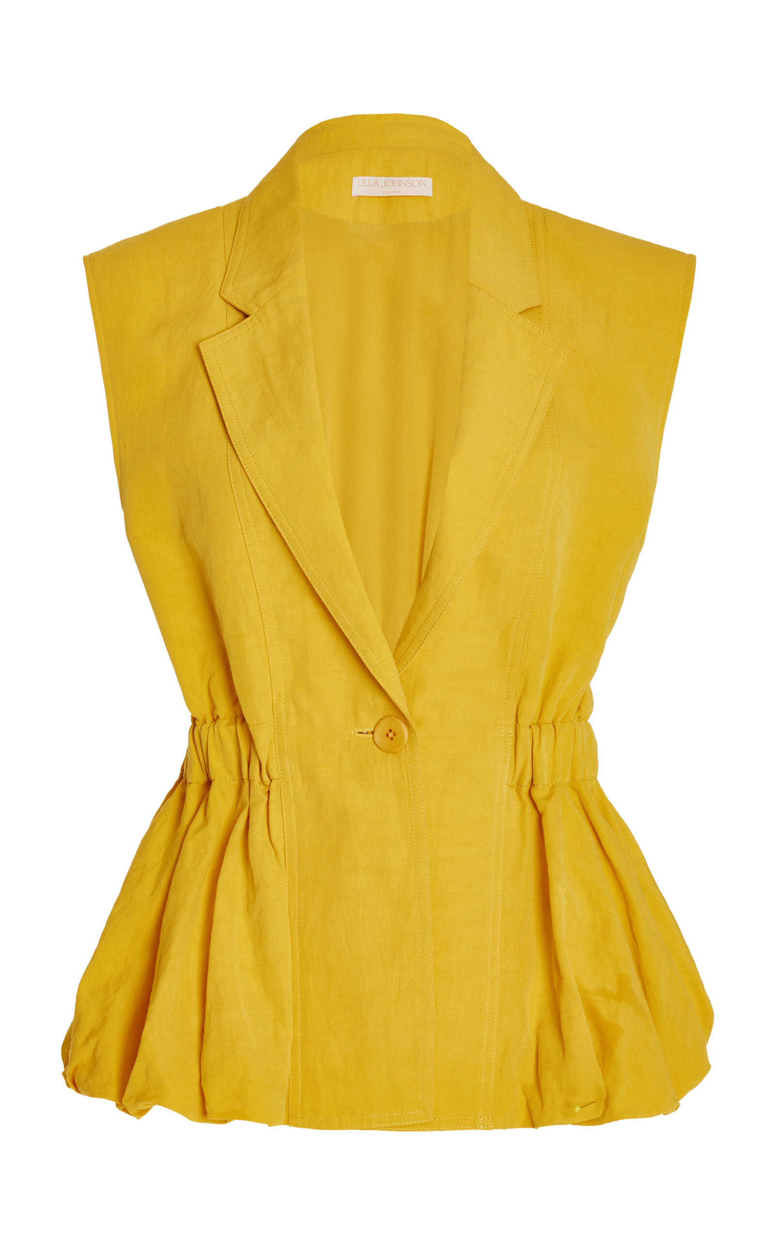 Beatriz Cotton-Linen Blazer Vest | Moda Operandi (Global)