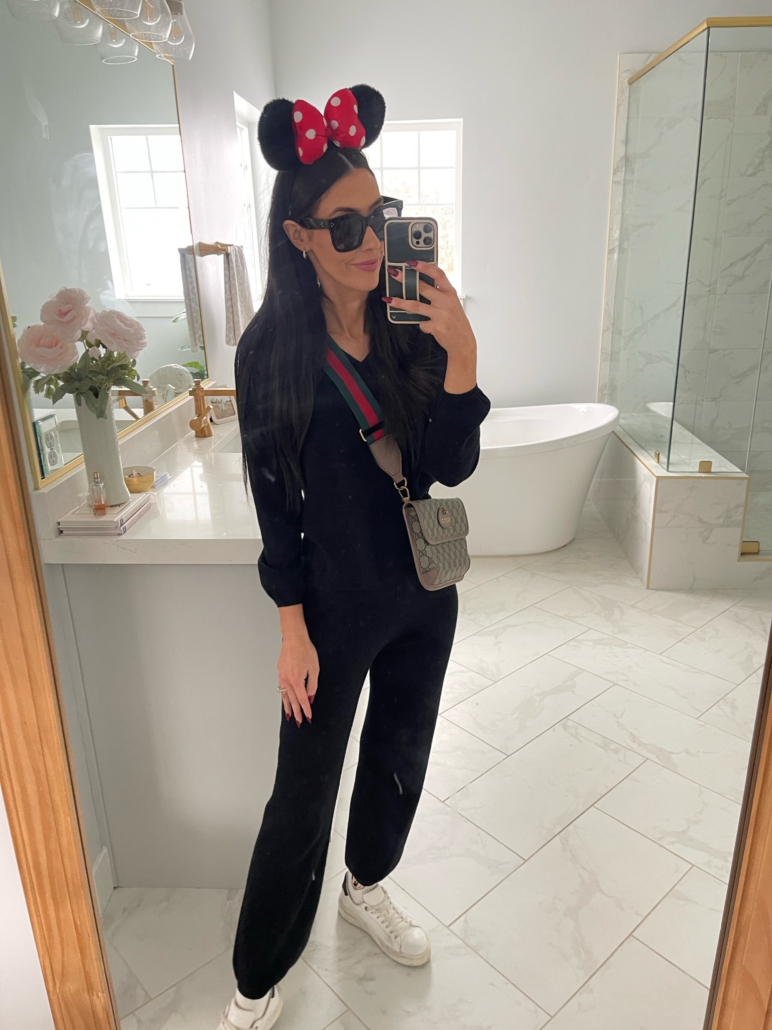 Disney bound outfit, disney outfits, mickey mouse socks, black amazon sweater set, disneyland outfit, disney ootd

#LTKstyletip #LTKtravel #LTKSeasonal