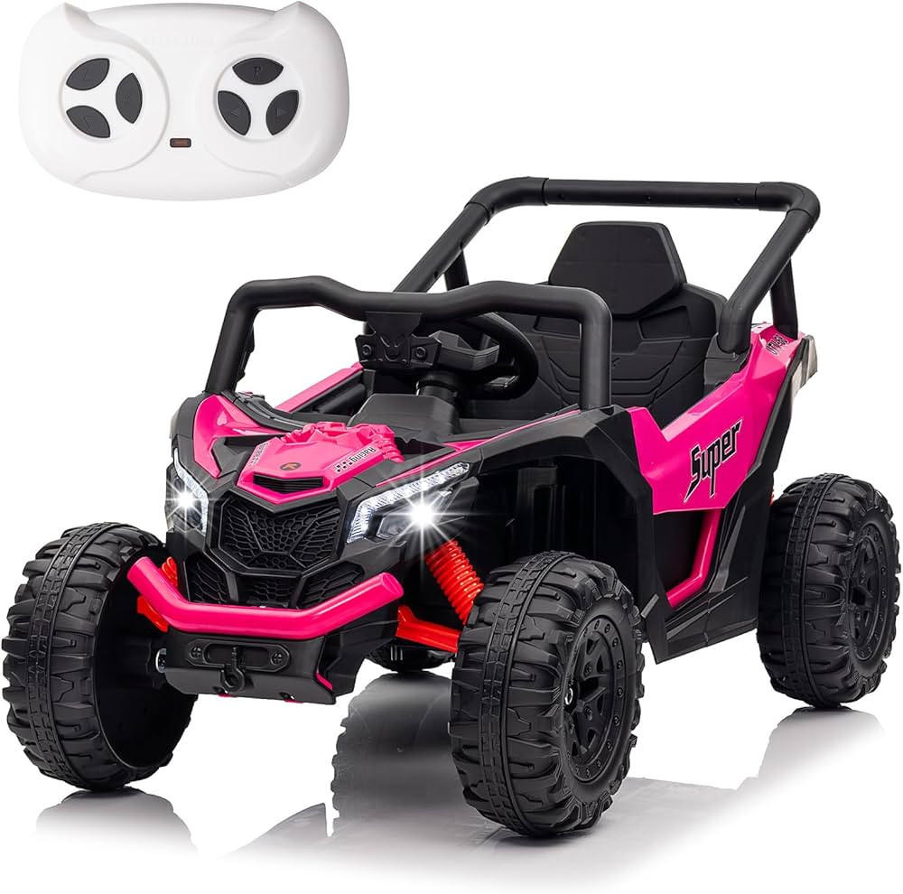 POSTACK 12 Volt Ride on Car with Remote Control, Battery Powered Electric Vehicle for Boys Girls,... | Amazon (US)