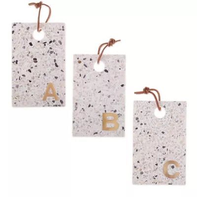 Artisanal Kitchen Supply® Terrazzo Monogram Cheese Board | Bed Bath & Beyond