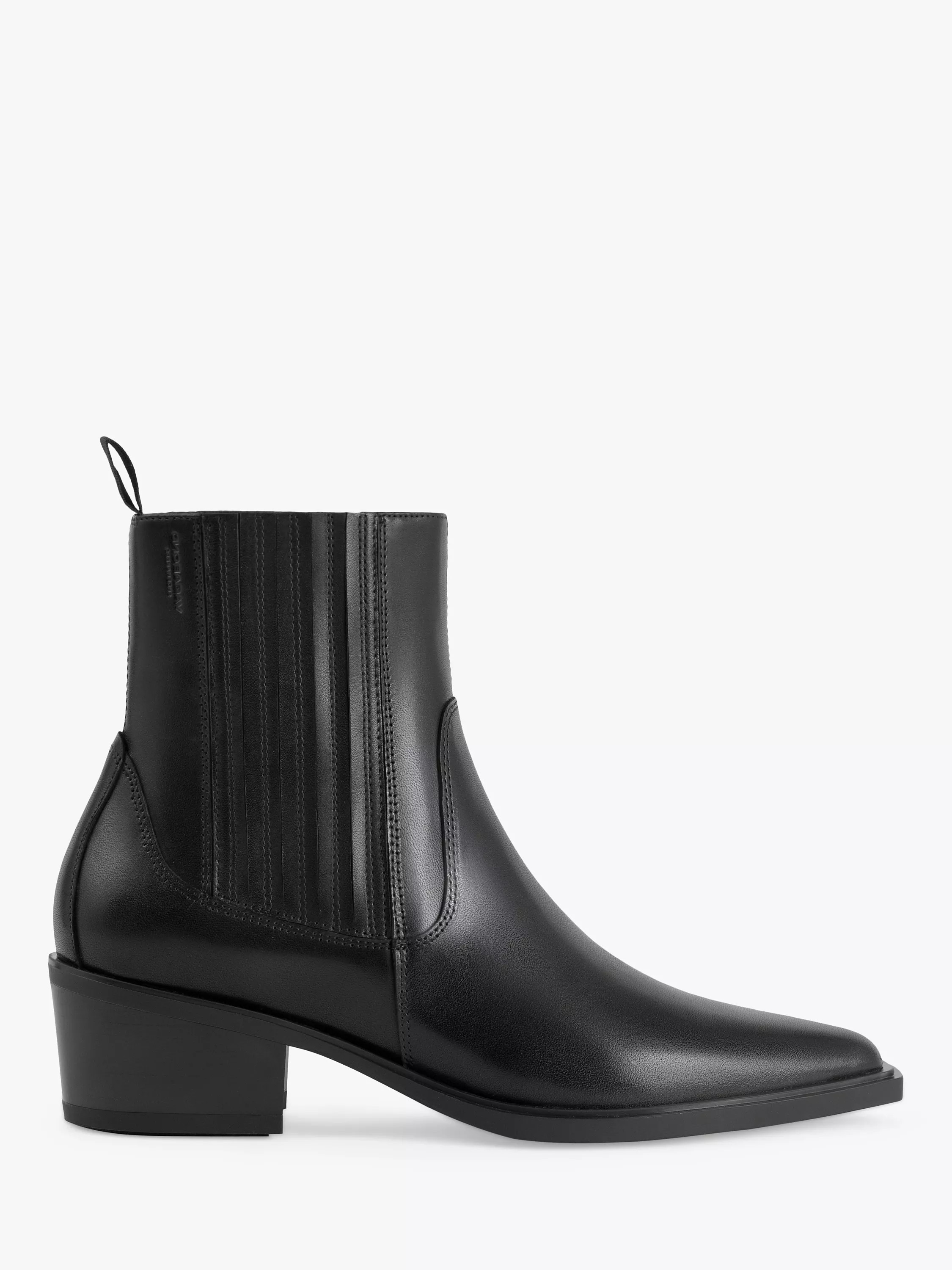 Vagabond ShoemakersKelsey Leather Pointed Ankle Boots, Black | John Lewis (UK)