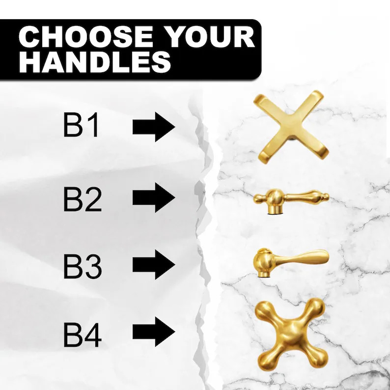 Unlacquered Brass Kitchen Faucet, Center Ball Bridge Sink Faucet With Sprayer - Etsy | Etsy (US)