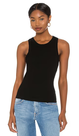 Citizens of Humanity Isabel Rib Tank in Black. - size S | Revolve Clothing (Global)