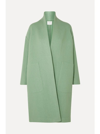 Vince - Wool-blend Coat - Mint | NET-A-PORTER (US)