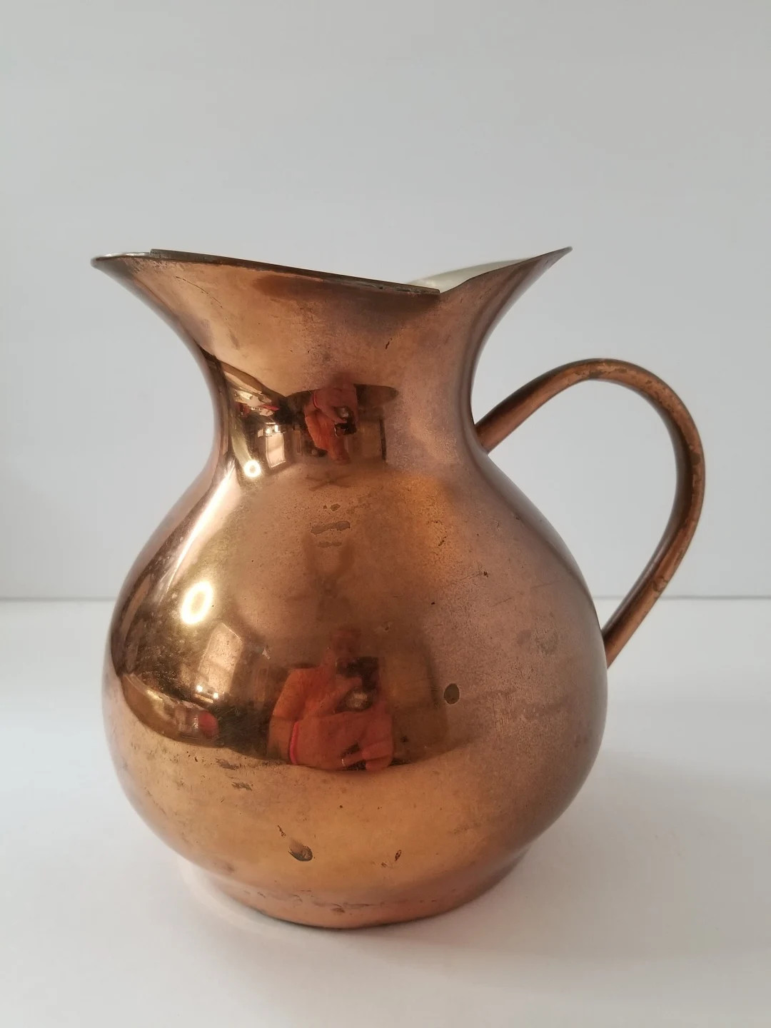 Vintage Solid Copper Pitcher - Made in Korea | Etsy (US)