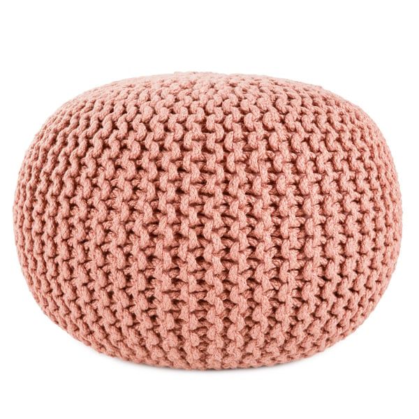 Jaipur Living Spectrum Rays Pouf Asilah Solid Poufs | Rugs Direct | Rugs Direct